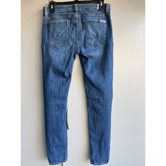 Hudson Jeans Womens Size 28 Krista Stretch Medium Wash Distressed - Picture 7 of 14